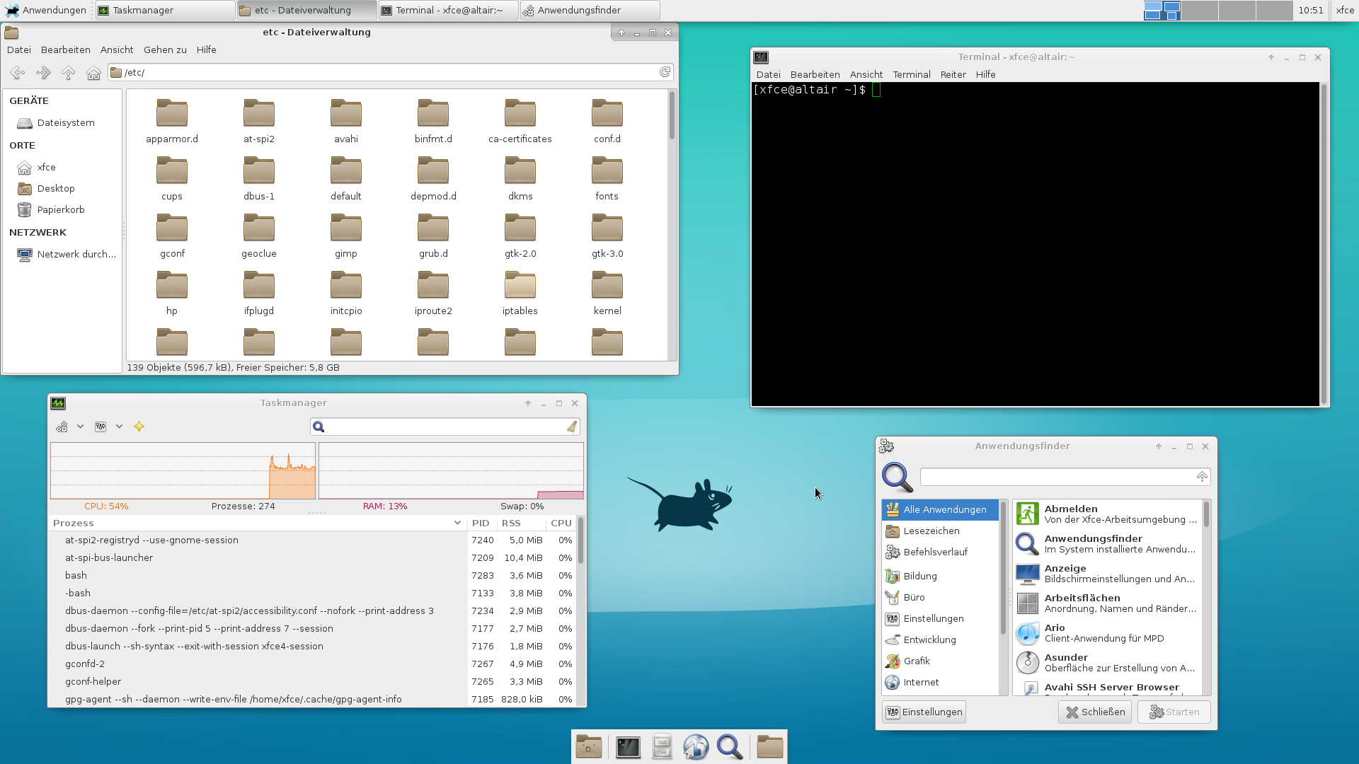 Virtual Desktop environment based on Guacamole, Ubuntu and XFCE